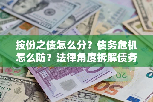 武汉按份之债怎么分？债务危机怎么防？法律角度拆解债务分配与风险自保指南
