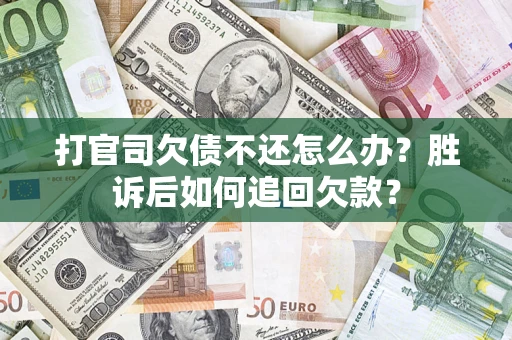 武汉打官司欠债不还怎么办？胜诉后如何追回欠款？