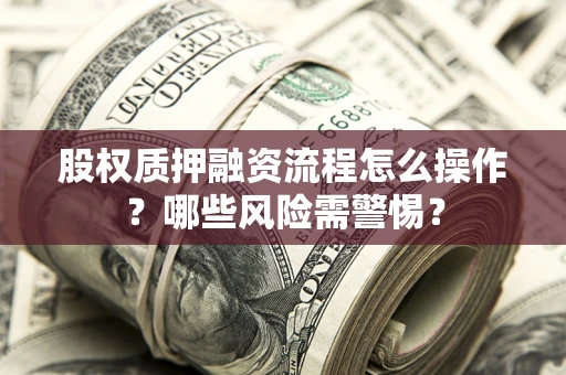 武汉股权质押融资流程怎么操作？哪些风险需警惕？
