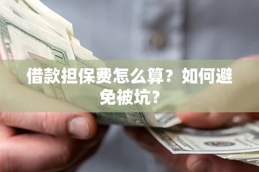 武汉借款担保费怎么算？如何避免被坑？