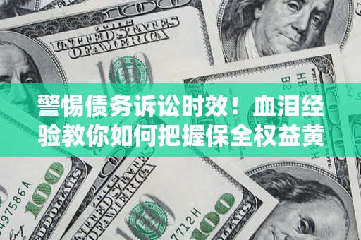 武汉警惕债务诉讼时效！血泪经验教你如何把握保全权益黄金期