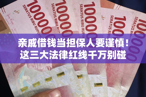 武汉亲戚借钱当担保人要谨慎！这三大法律红线千万别碰