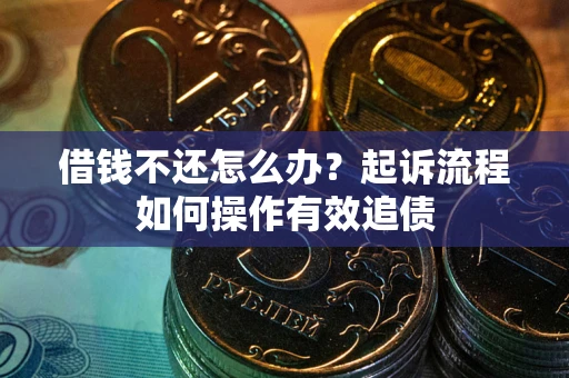 武汉借钱不还怎么办？起诉流程如何操作有效追债