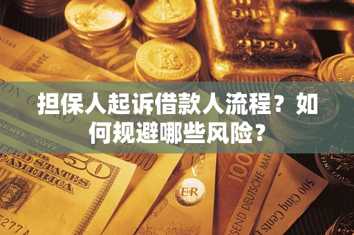 武汉担保人起诉借款人流程？如何规避哪些风险？